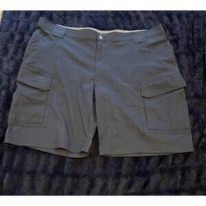 Duluth Trading Flex Dry On The Fly Cargo Shorts Mens 48 Relaxed Blue NWOT